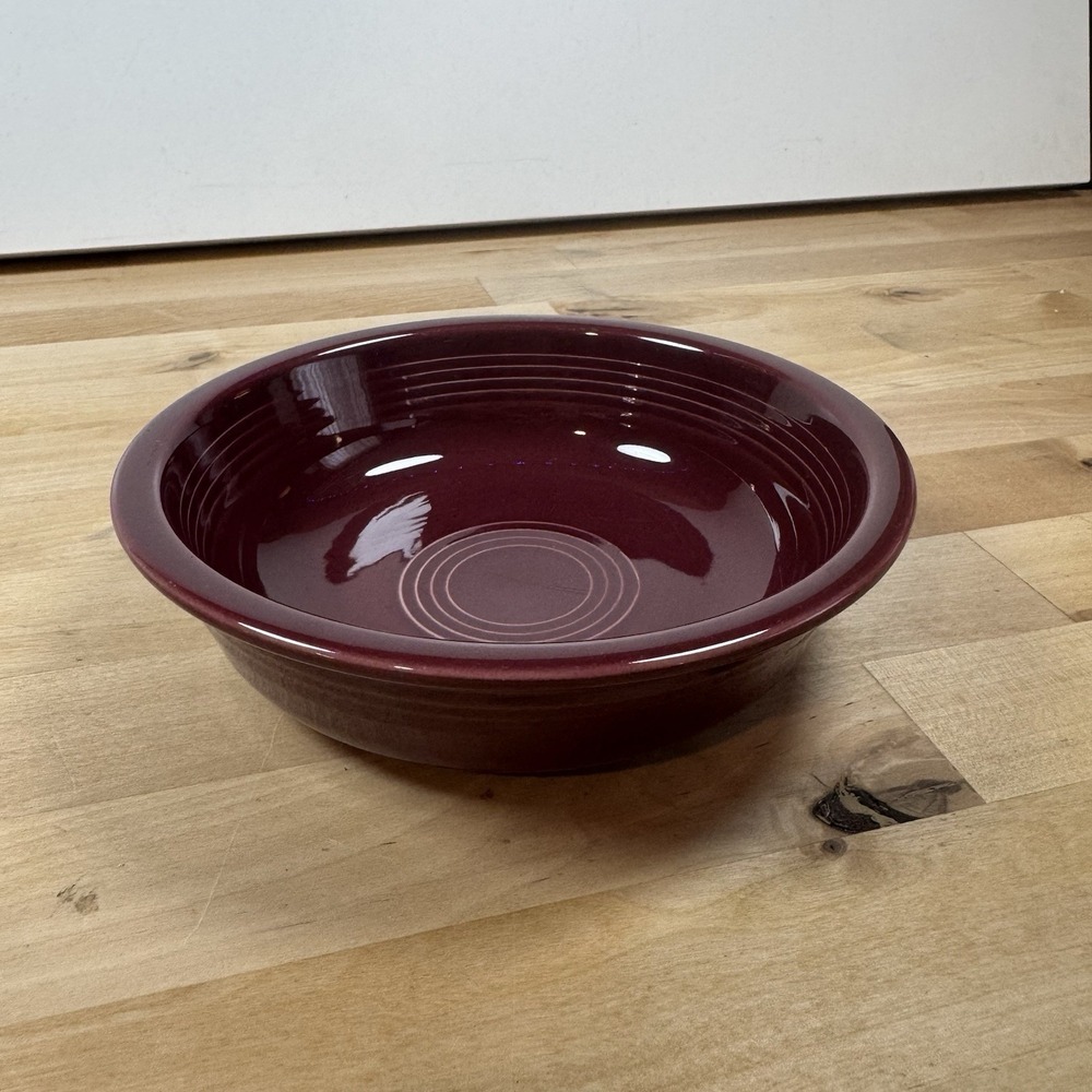 Fiesta Classic Rim 7" Coupe Soup/Cereal Bowl in Retired Cinnabar 2000-2010